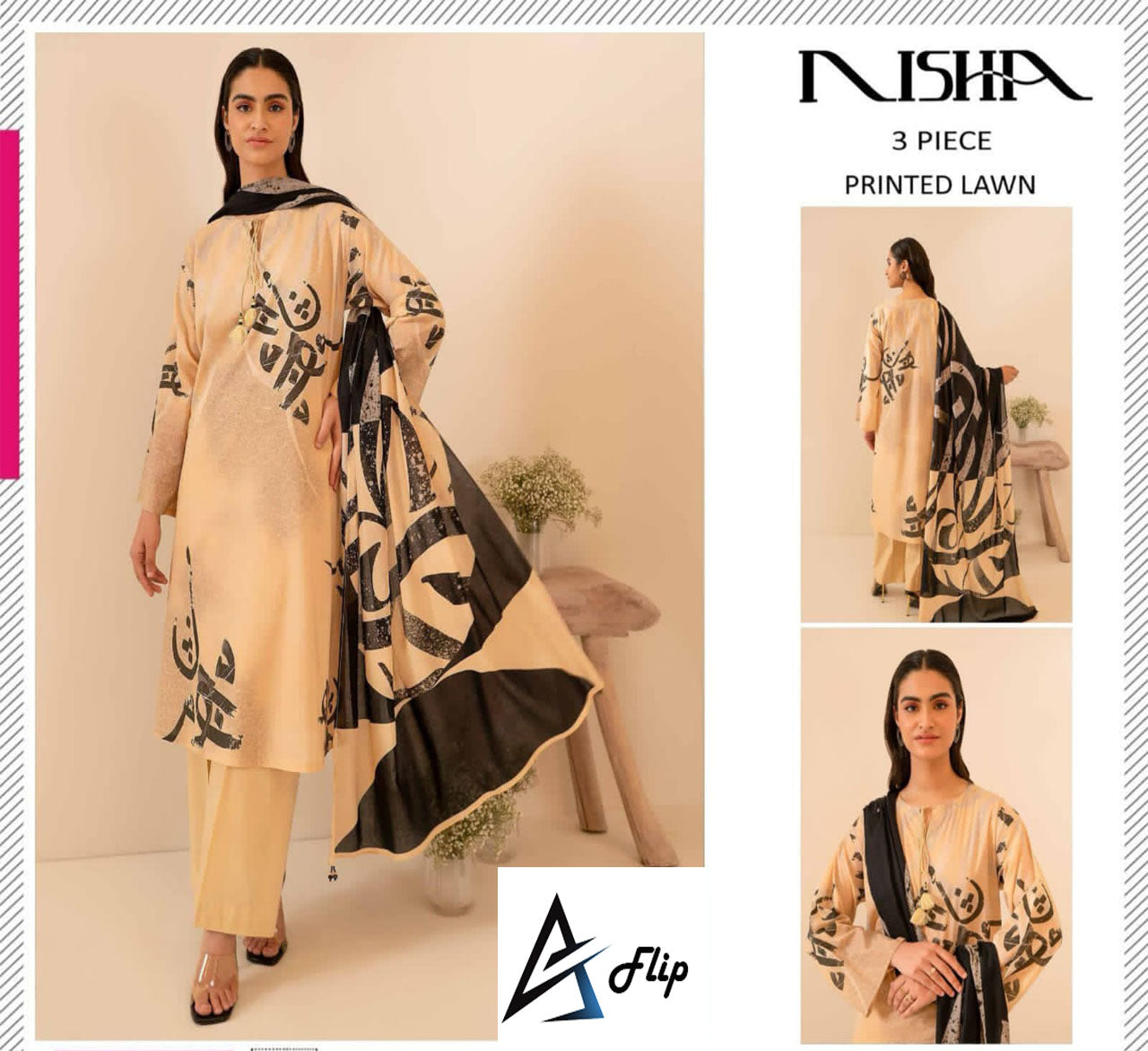 Nishat 💯% Original Lawn 102/88