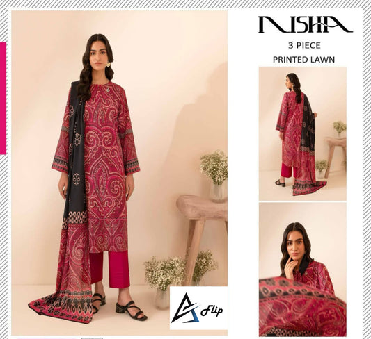 Nishat  💯% Original Lawn 102/88