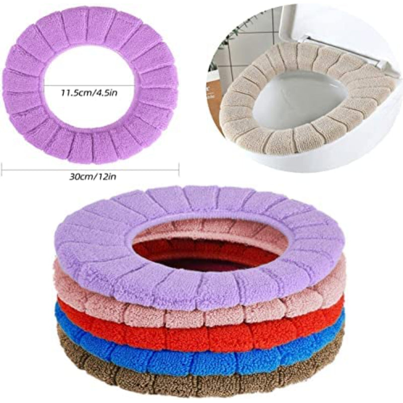 Multi-Color Soft And Comfortable Easy Washable Toilet Seat Cover