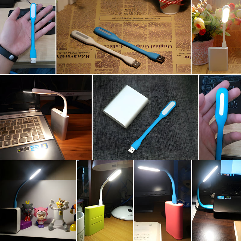 12Pcs Mini Portable USB LED Light Lamp For Power Bank Computer Notebook Laptop Reading