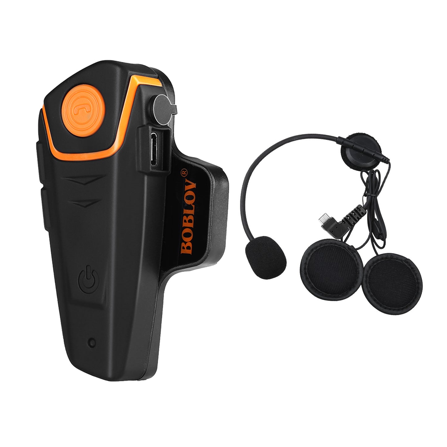 BOBLOV BT-S2 1000m Motorcycle Helmet Intercom Headset Handsfree Moto BT Interphone Waterproof