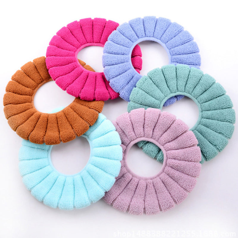 Multi-Color Soft And Comfortable Easy Washable Toilet Seat Cover