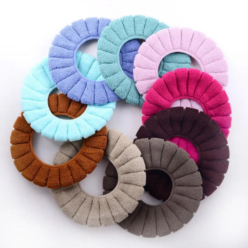 Multi-Color Soft And Comfortable Easy Washable Toilet Seat Cover