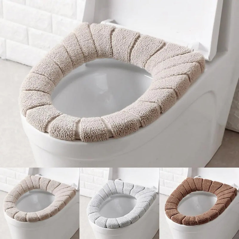 Multi-Color Soft And Comfortable Easy Washable Toilet Seat Cover