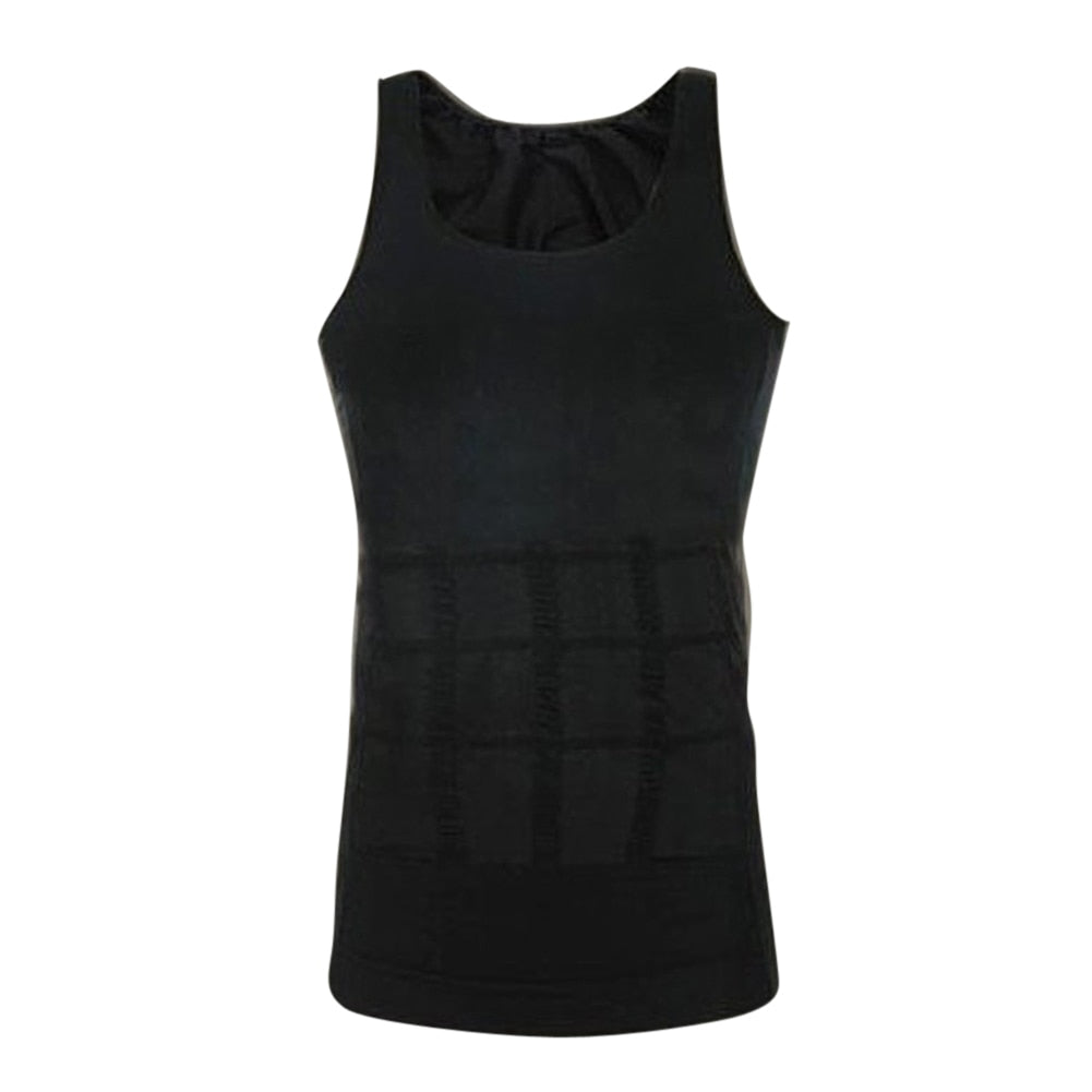 Men Slim Body Lift Shaper Body Tummy Shapers Vest Waist Muscle Girdle Shirt Posture Corrector