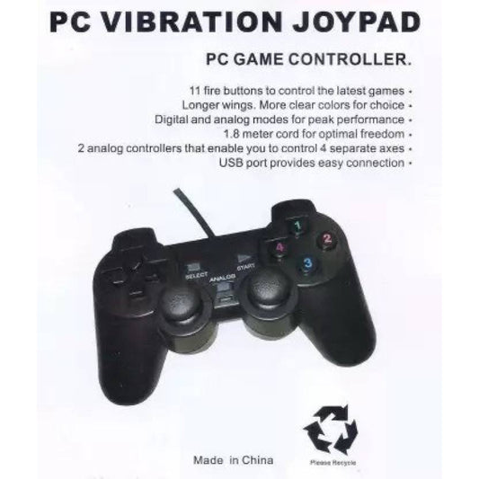 UCOM-704 PC Dual Shock Gaming Joystick Controller Game Pad For PC