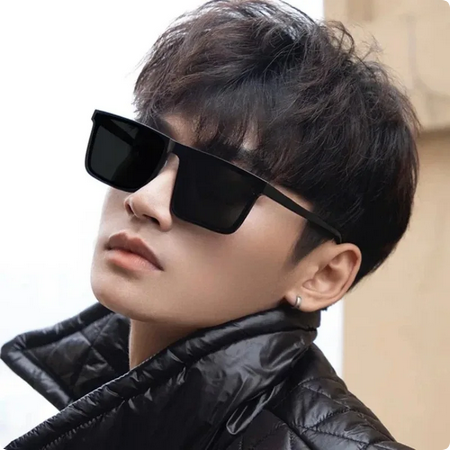 2023 New Sunglasses Men's Driving Anti-UV Sunglasses Concave Shape Ladies Long Frame Sunglasses UV400 Gafas De Sol