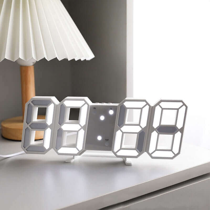 Multi-Functional Modern Design 3D LED Digital Clock