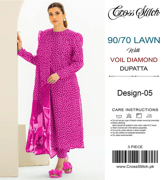 Cross Stitch Lawn 3 piece suit