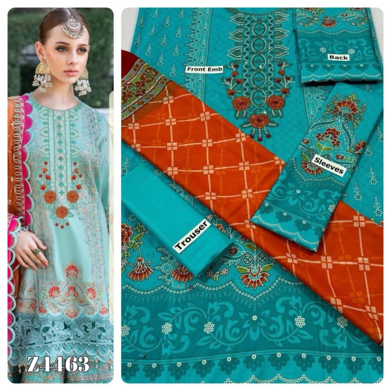 Lawn 3 Piece Ladies suit