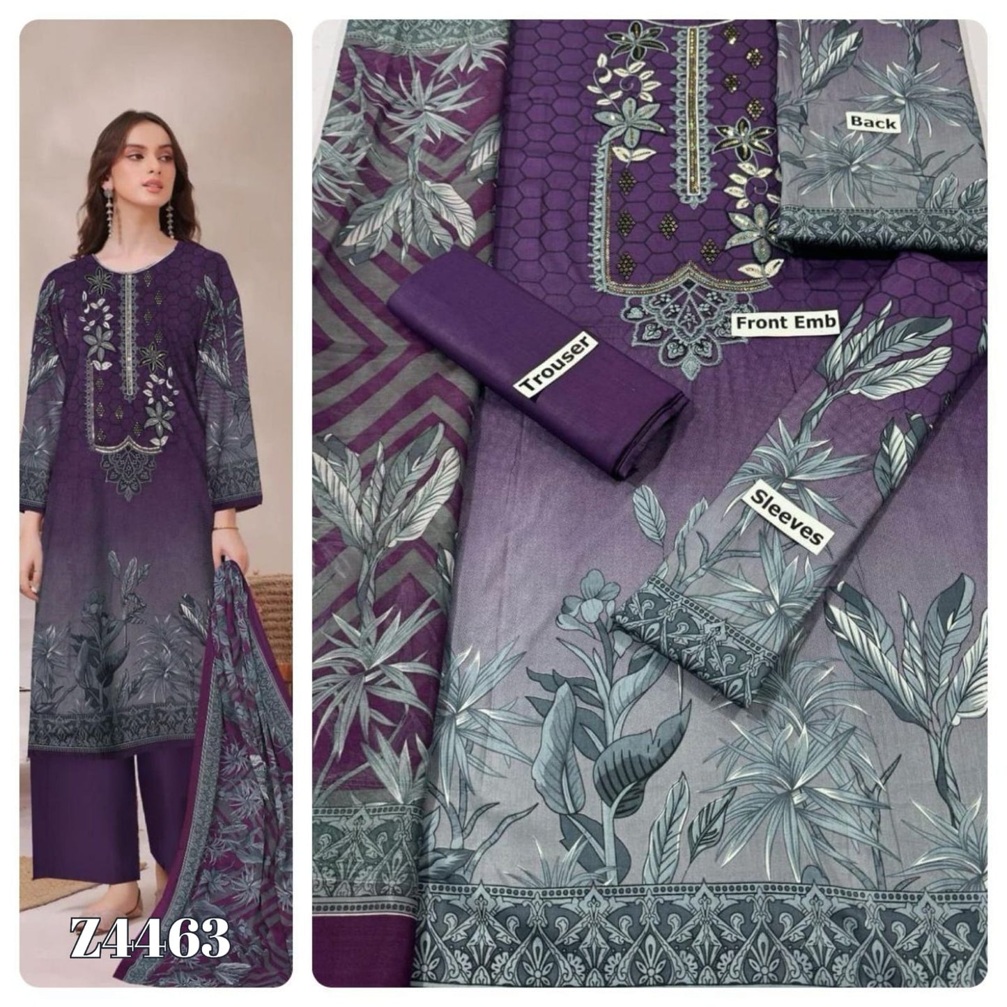 Lawn 3 Piece Ladies suit