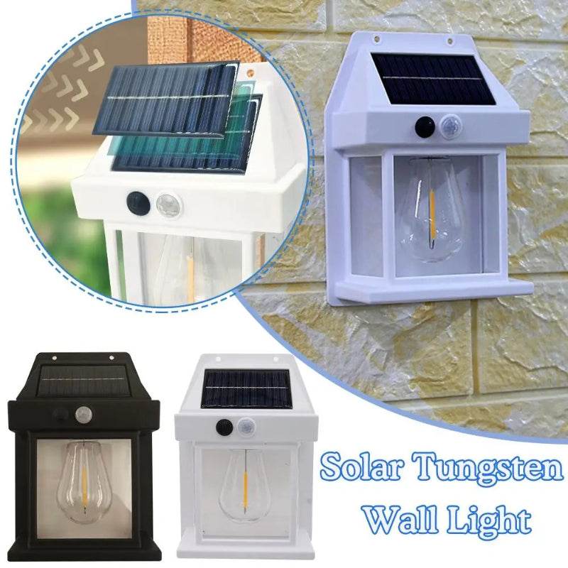 BK-888 Mini Waterproof Solar Interaction Wall Lamp With Motion Sensor Security Light, Featuring 3 Lighting Levels