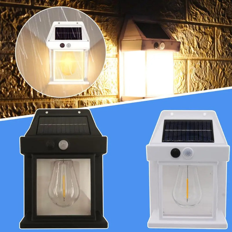 BK-888 Mini Waterproof Solar Interaction Wall Lamp With Motion Sensor Security Light, Featuring 3 Lighting Levels