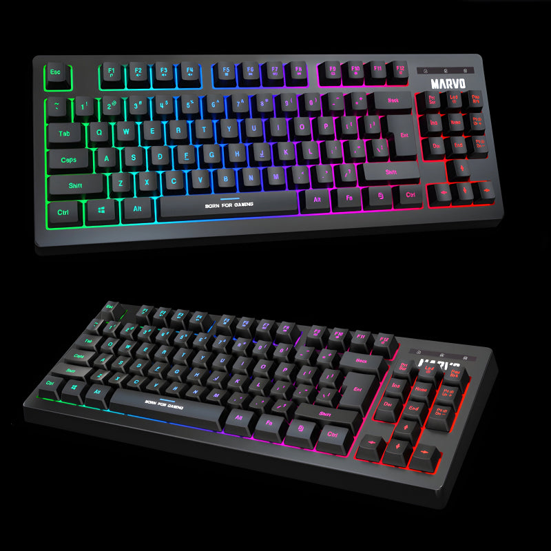 Marvo Scorpion K607 Membrane Gaming Keyboard With 3 RGB Lighting Effects