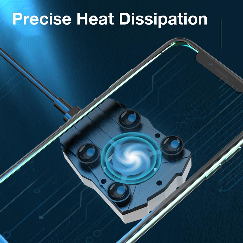 P11 Portable Mini Phone Cooler Cell Phone Back USB Lightweight Gaming Radiator