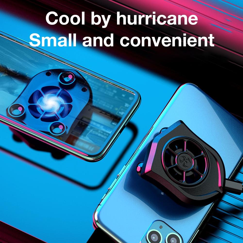 P11 Portable Mini Phone Cooler Cell Phone Back USB Lightweight Gaming Radiator