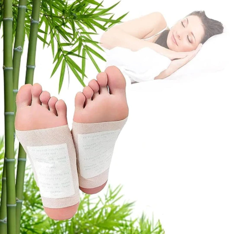 Pack Of 2 Kinoki Detox Foot Pads Patches Relaxation Massage Relief Stress Feet Care – 20 Pads In Two Boxes