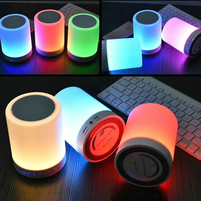 CL-671 Portable Touch Lamp With Bluetooth High Stereo Wireless Speaker And Hands-Free Calling Function