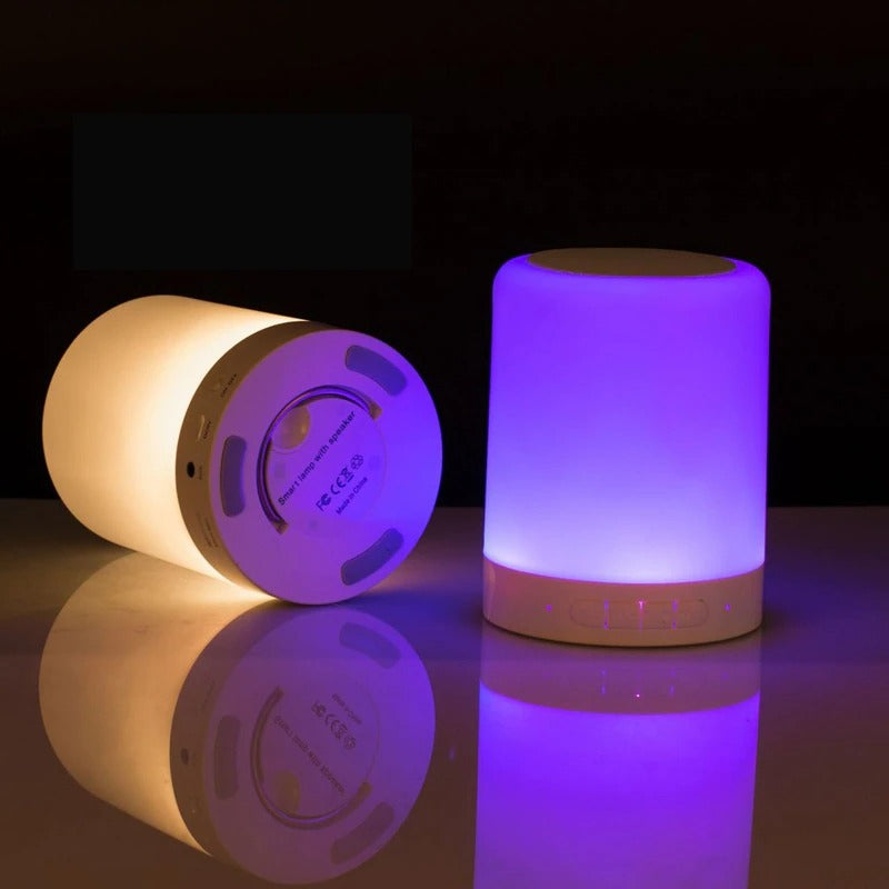 CL-671 Portable Touch Lamp With Bluetooth High Stereo Wireless Speaker And Hands-Free Calling Function