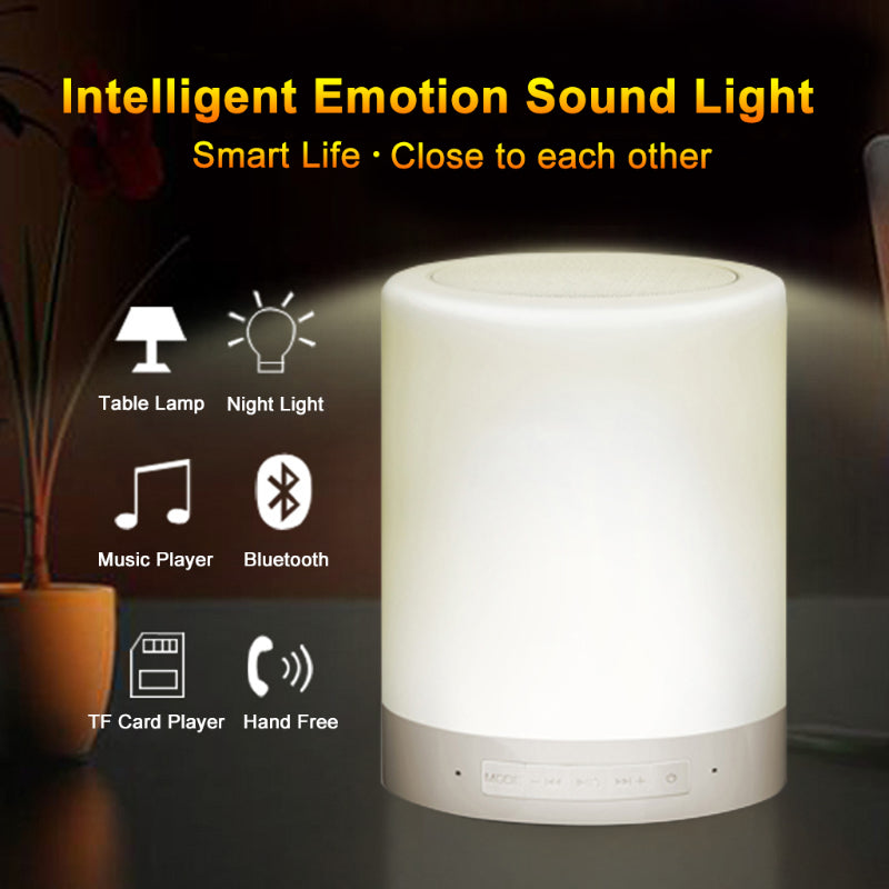 CL-671 Portable Touch Lamp With Bluetooth High Stereo Wireless Speaker And Hands-Free Calling Function